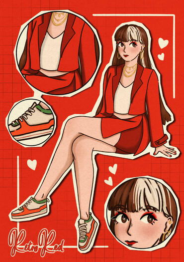 Retro Red